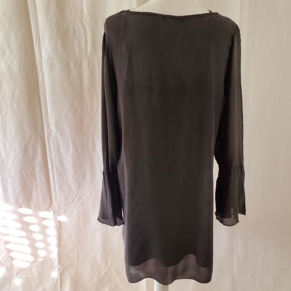 Treasure & Bond Women's Lightweight Black Dress - Picture 6 of 12